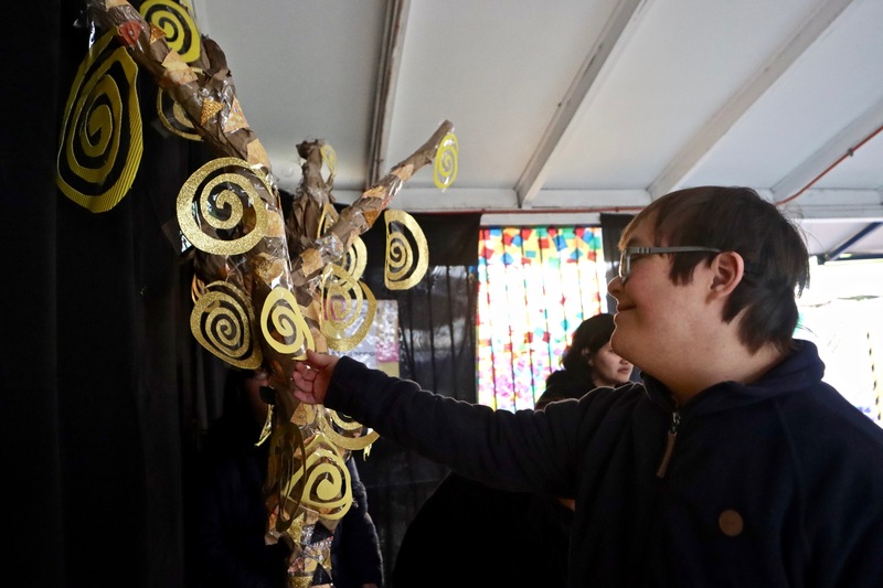 MUSEO AUDIO SONORO : PROGRAMA “COMPARTIR LA ALEGRÍA DE CREAR” EN CENTRO EDUCACIONAL NUEVA CREACIÓN